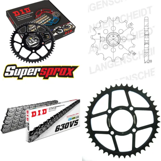 Chain Kit - Steel - for: HONDA CB750 F2 77-77 14-43-088 DID630VS endless