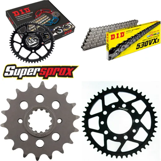 Chain Kit - Steel - for: HONDA CB750 F Bol´Dor 80-82 18-46-108 DID530VX3 rivet