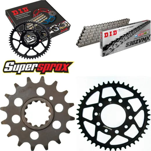 Chain Kit - Steel - for: HONDA VFR750 F 86-87 16-45-110 DID530ZVM-X endless