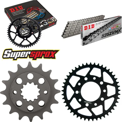Chain Kit - Steel - for: HONDA XRV750 Africa Twin 93-03 16-45-124 DID525ZVM-X endless