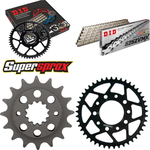 Chain Kit - Steel - for: HONDA XRV750 Africa Twin 93-03 16-45-124 DID525ZVM-X(S&S) endless