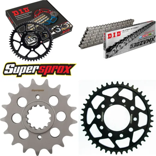 Chain Kit - Steel - for: HONDA CBR1000 F 89-95 17-42-114 DID530ZVM-X rivet