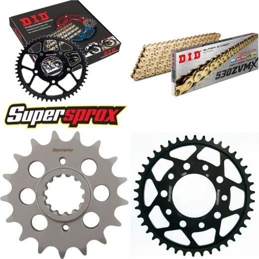 Chain Kit - Steel - for: HONDA CB1000 F Big, Super Four 93-96 17-42-116 DID530ZVM-X(G&G) rivet