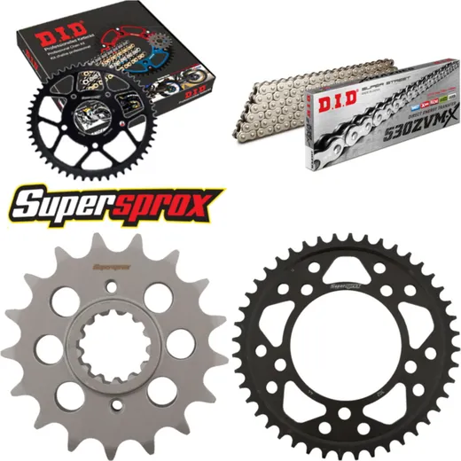 Chain Kit - Steel - for: HONDA CBR1100 XX Blackbird, Super Bla 17-44-110 DID530ZVM-X(S&S) endless