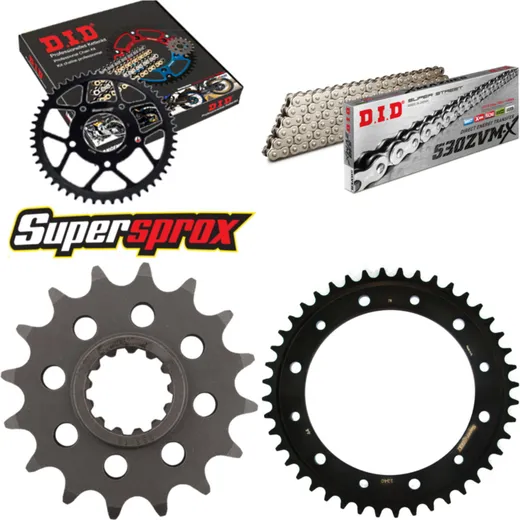 Chain Kit - Steel - for: HONDA CB1000 R 08-15/CB1000 R /ABS 08 16-44-116 DID530ZVM-X(S&S) endless