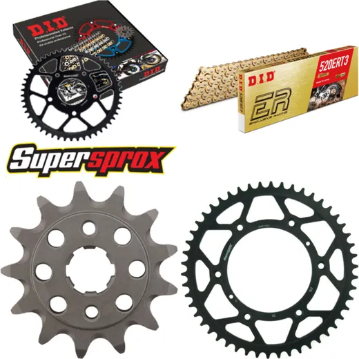 Chain Kit - Steel - HM CRF230 Easy 04-06 13-50-110 DID520ERT2(G&G) Clip