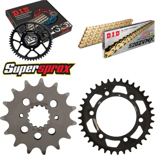 Chain Kit - Steel - for: DUCATI 600 SS Import 15-36-098 DID520ZVM-X(G&G) endless