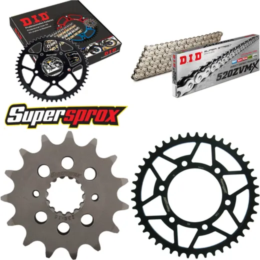 Chain Kit - Steel - for: DUCATI 695 Monster 08-08/696 Monster 15-45-108 DID520ZVM-X(S&S) endless