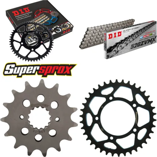 Chain Kit - Steel - for: DUCATI 851 SP 88-89 15-38-098 DID520ZVM-X rivet