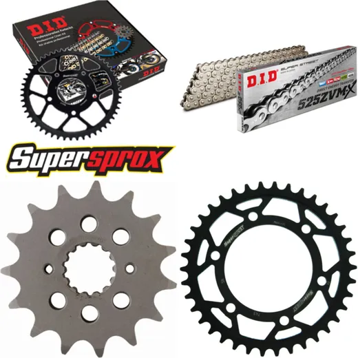 Kettensatz Stahl für: DUCATI Sport Touring ST4s /ABS 01-05 15-38-102 DID525ZVM-X(S&S) Endlos