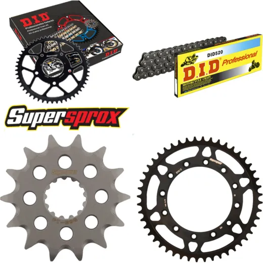Chain Kit - Steel - for: YAMAHA YZ426 F 00-02 14-48-114 DID520 Clip