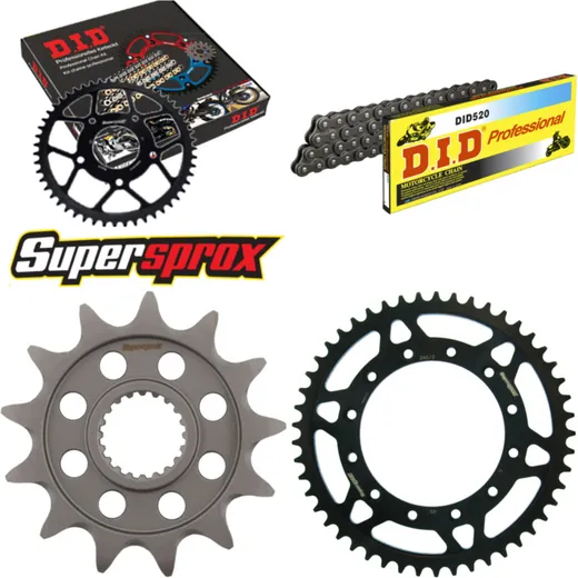 Chain Kit - Steel - for: YAMAHA YZ250 F 05-09 13-49-114 DID520 Clip