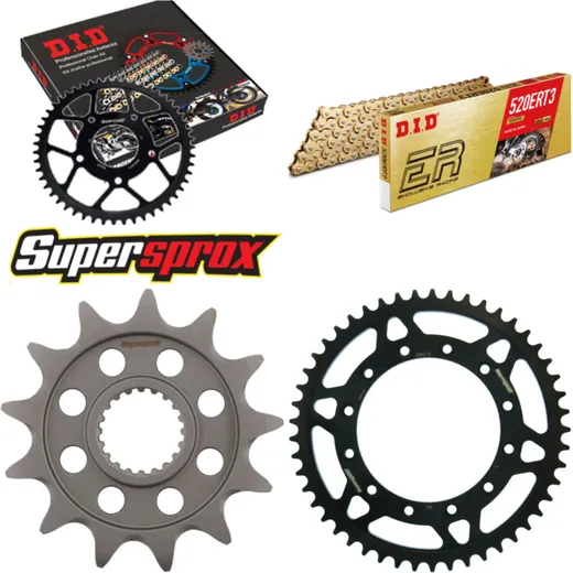 Chain Kit - Steel - for: YAMAHA YZ250 F 05-09 13-49-114 DID520ERT2(G&G) Clip