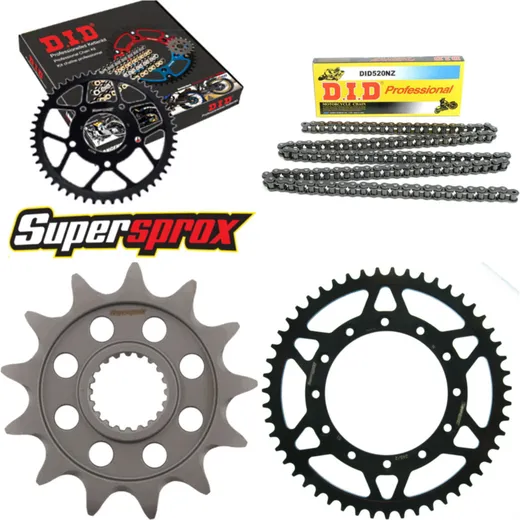 Kettensatz Stahl für: YAMAHA YZ250 F 10-15 13-51-116 DID520NZ Clip