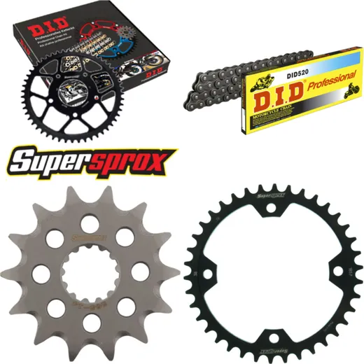 Chain Kit - Steel - for: YAMAHA YFZ450 /S 04-08 14-38-098 DID520 Clip