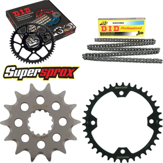 Chain Kit - Steel - for: YAMAHA YFZ450 /S 04-08 14-38-098 DID520NZ Clip