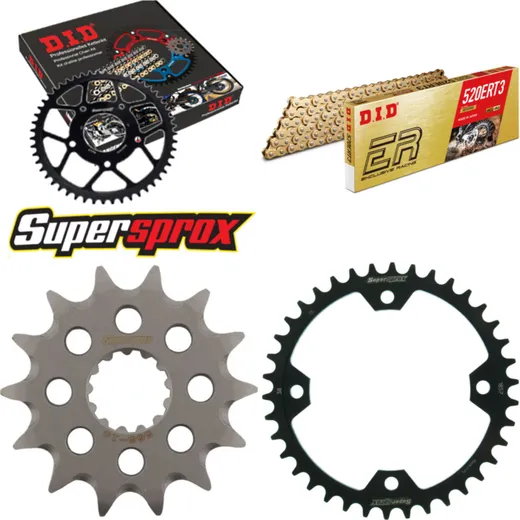 Chain Kit - Steel - for: YAMAHA YFZ450 /S 04-08 14-38-098 DID520ERT2(G&G) Clip
