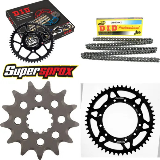 Chain Kit - Steel - for: YAMAHA WR450 F 07-13 13-50-114 DID520NZ Clip