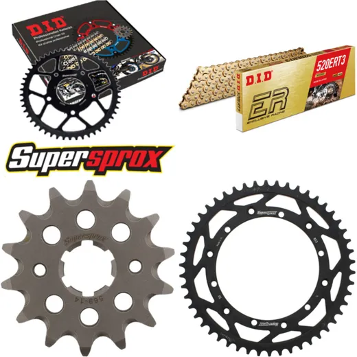 Chain Kit - Steel - for: YAMAHA YZ250 98-98 14-50-116 DID520ERT2(G&G) Clip