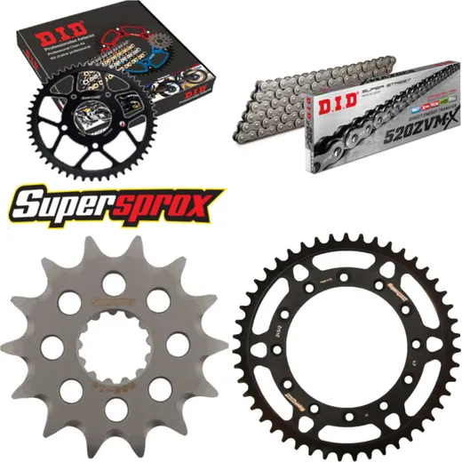 Chain Kit - Steel - for: YAMAHA YZ450 F 03-04 14-47-112 DID520ZVM-X rivet
