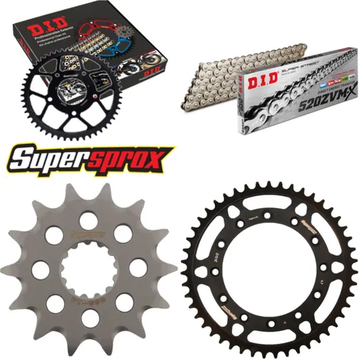 Chain Kit - Steel - for: YAMAHA YZ450 F 03-04 14-47-112 DID520ZVM-X(S&S) endless