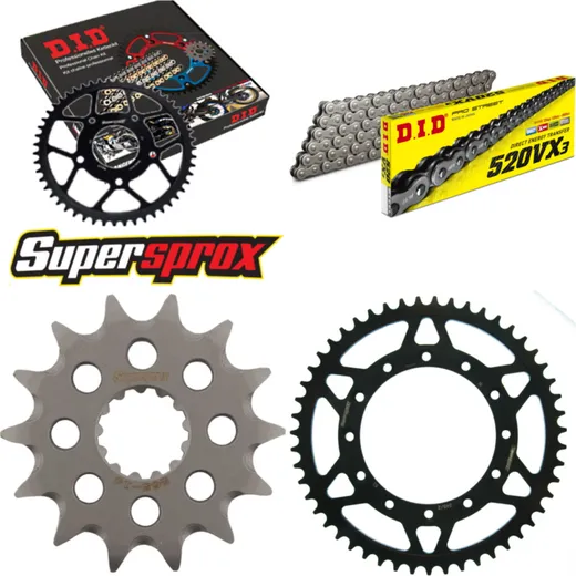 Chain Kit - Steel - for: YAMAHA YZ450 F 05-05 14-51-114 DID520VX3 rivet
