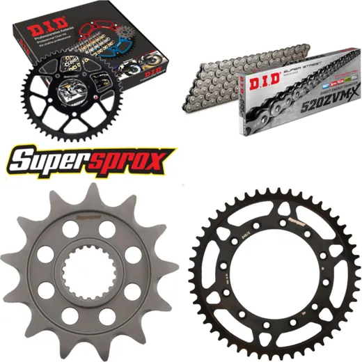 Chain Kit - Steel - for: YAMAHA YZ125 09-15/YZ250 F 01-04 13-48-114 DID520ZVM-X endless