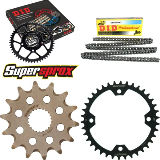 Chain Kit - Steel - for: YAMAHA YFM250 R Raptor 08-13 14-38-102 DID520NZ Clip