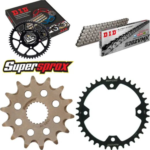 Chain Kit - Steel - for: YAMAHA YFM250 R Raptor 08-13 14-38-102 DID520ZVM-X endless