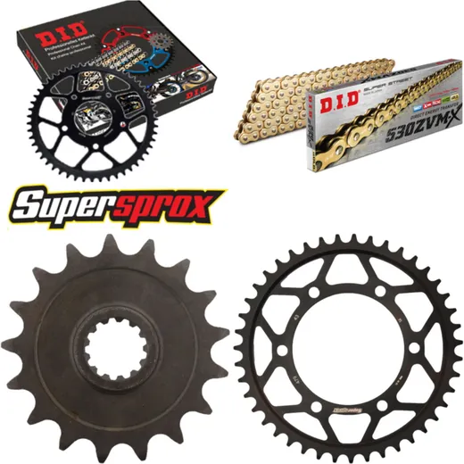 Chain Kit - Steel - for: YAMAHA YZF750 R7 99-00 17-43-118 DID530ZVM-X(G&G) endless