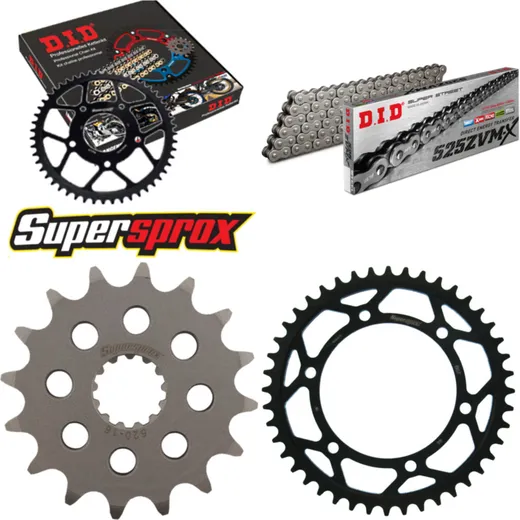 Chain Kit - Steel - for: YAMAHA TDM850 91-95 16-44-114 DID525ZVM-X endless