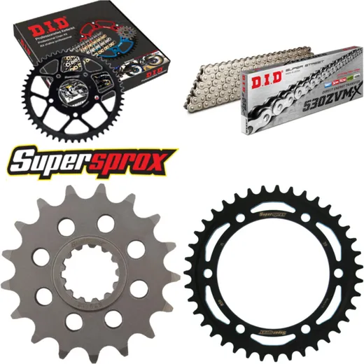 Chain Kit - Steel - for: YAMAHA FJ1200 /A ABS 91-95 17-39-110 DID530ZVM-X(S&S) rivet