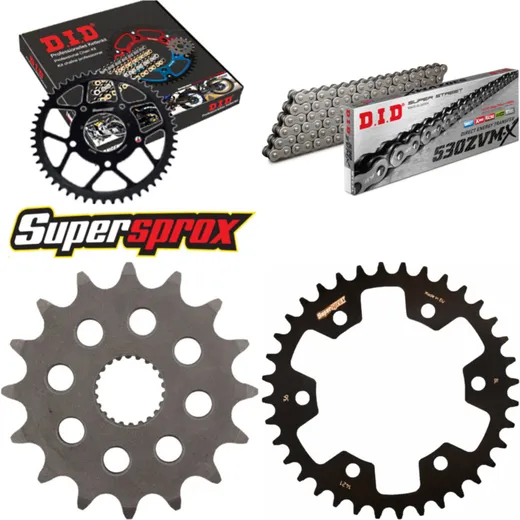 Chain Kit - Steel - for: BOMBARDIER DS650 Desert Storm 04-06 16-36-112 DID530ZVM-X endless