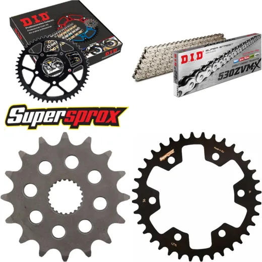 Chain Kit - Steel - for: BOMBARDIER DS650 Desert Storm 04-06 16-36-112 DID530ZVM-X(S&S) rivet