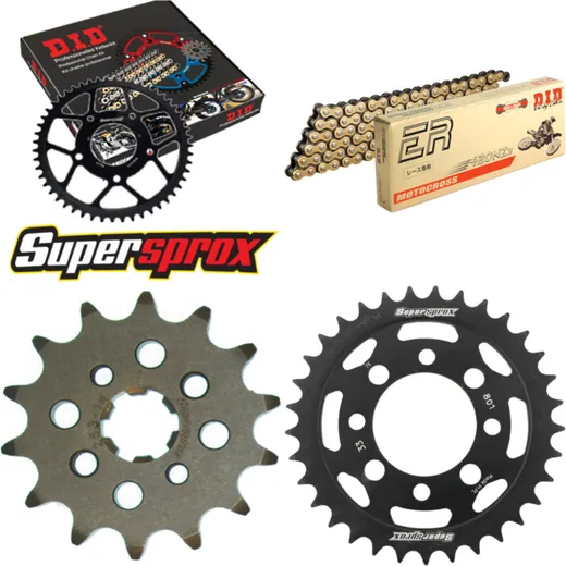 Chain Kit - Steel - for: KAWASAKI KLX110 03-09 14-33-086 DID420NZ3(G&B) Clip