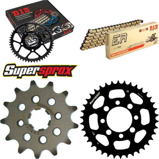 Chain Kit - Steel - for: KAWASAKI KLX110 10- 13-38-090 DID420NZ3(G&B) Clip