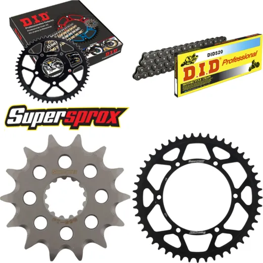 Chain Kit - Steel - for: KAWASAKI KX250 99-01 14-49-114 DID520 Clip