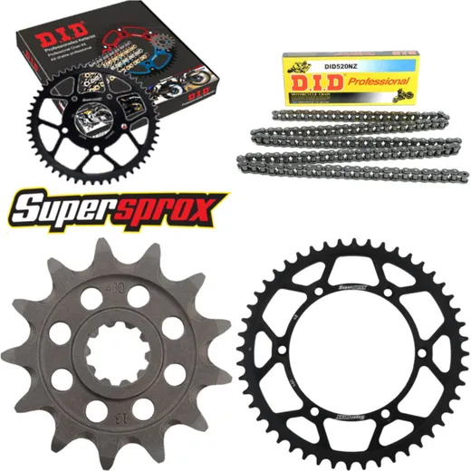 Chain Kit - Steel - for: KAWASAKI KX250 F 04-05 13-48-114 DID520NZ Clip