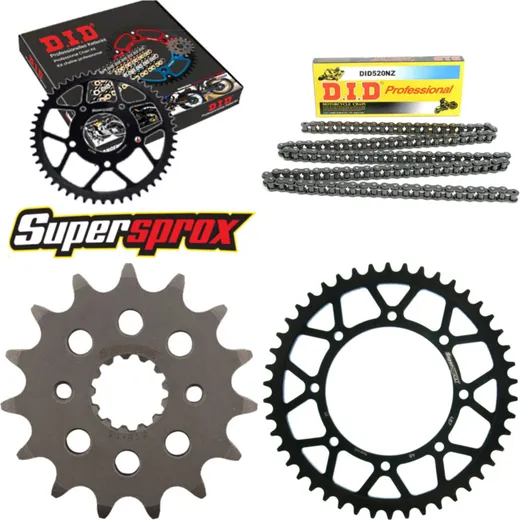 Chain Kit - Steel - for: KAWASAKI KLR500 88-88 15-46-106 DID520NZ Clip
