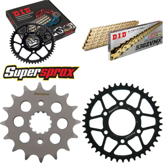 Chain Kit - Steel - for: KAWASAKI Z650 77-80 16-42-102 DID530ZVM-X(G&G) rivet