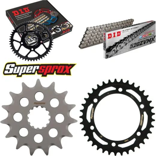 Chain Kit - Steel - for: KAWASAKI W800 11-15 15-37-104 DID520ZVM-X endless