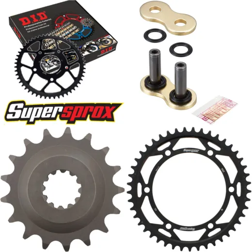 Chain Kit - Steel - for: KAWASAKI ZZR1100 93-94 17-45-110 DID530ZVM-X(G&G) rivet