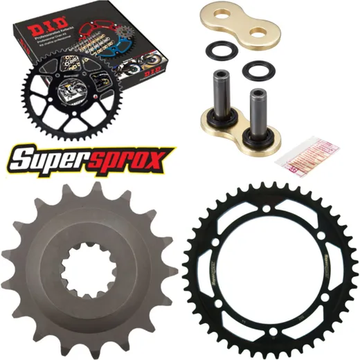 Chain Kit - Steel - for: KAWASAKI ZZR1100 95-01 17-44-110 DID530ZVM-X(G&G) rivet