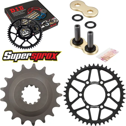 Chain Kit - Steel - for: KAWASAKI ZZR1200 02-05 17-44-112 DID530ZVM-X(G&G) rivet