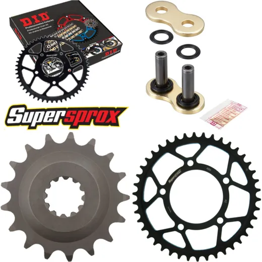Chain Kit - Steel - for: KAWASAKI ZZR1400 13-15 17-42-118 DID530ZVM-X(G&G) rivet