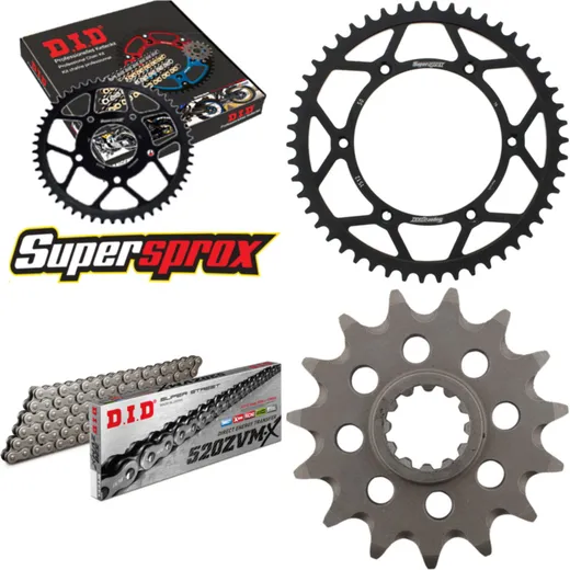 Chain Kit - Steel - for: HUSQVARNA CR250 99-99 15-50-114 DID520ZVM-X rivet