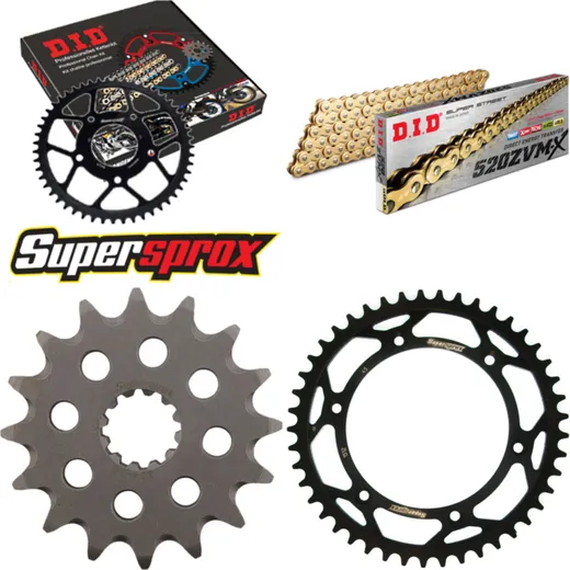 Chain Kit - Steel - for: HUSQVARNA SM610 /S 00-08 16-45-120 DID520ZVM-X(G&G) rivet