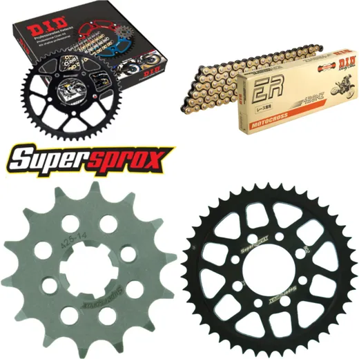 Chain Kit - Steel - for: SUZUKI TS80 X 84-87 14-42-120 DID428NZ(G&B) Clip