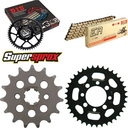 Kettensatz Stahl für: SUZUKI DRZ110 03-05 15-37-090 DID420NZ3(G&B) Clip