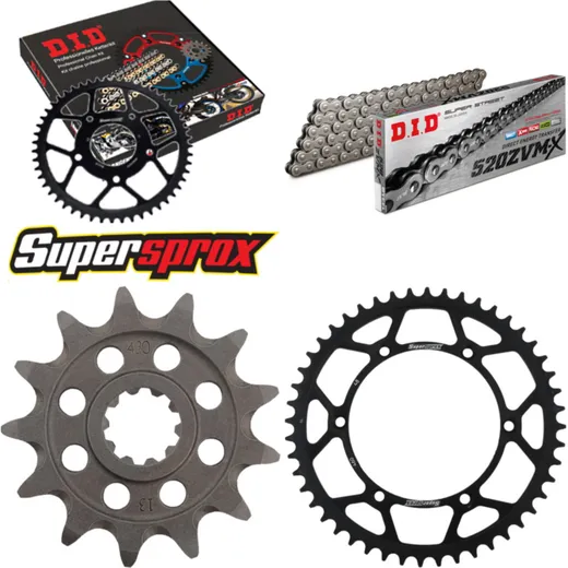 Chain Kit - Steel - for: SUZUKI RM-Z 250 04-06 13-48-116 DID520ZVM-X rivet